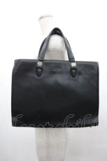 画像1: Jean Paul GAULTIER / ロゴ型押しレザーバッグ  黒 I-26-01-18-107-GO-BG-SA-ZTK013 (1)