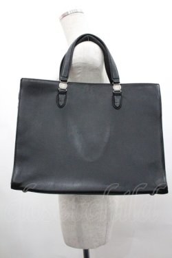 画像3: Jean Paul GAULTIER / ロゴ型押しレザーバッグ  黒 I-26-01-18-107-GO-BG-SA-ZI