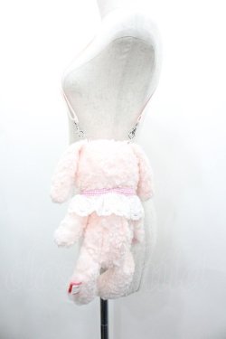 画像3: BABY,THE STARS SHINE BRIGHT / うさくみゃポシェット  ピン×ピンクギンガムリボ I-26-01-18-108-BA-BG-TE-ZI