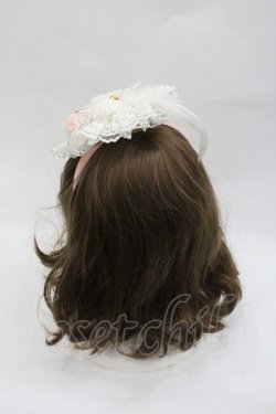 画像2: metamorphose / オールドエンブレム丸型カチューシャ  ピンク I-26-01-18-112-ME-AC-SA-ZI