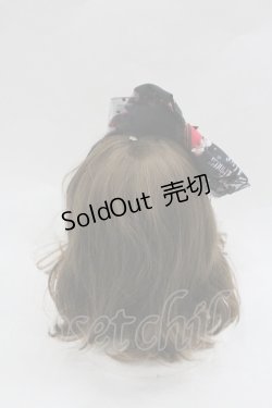 画像2: Royal Princess Alice / Skull Psycho Strawberryカチューシャ  黒ｘ赤 I-26-01-18-113-LO-AC-SA-ZI