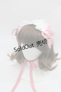 画像1: BABY,THE STARS SHINE BRIGHT / プリンセスドロップヘッドドレス  ピンクＸ白 I-26-01-18-114-BA-AC-SA-ZI