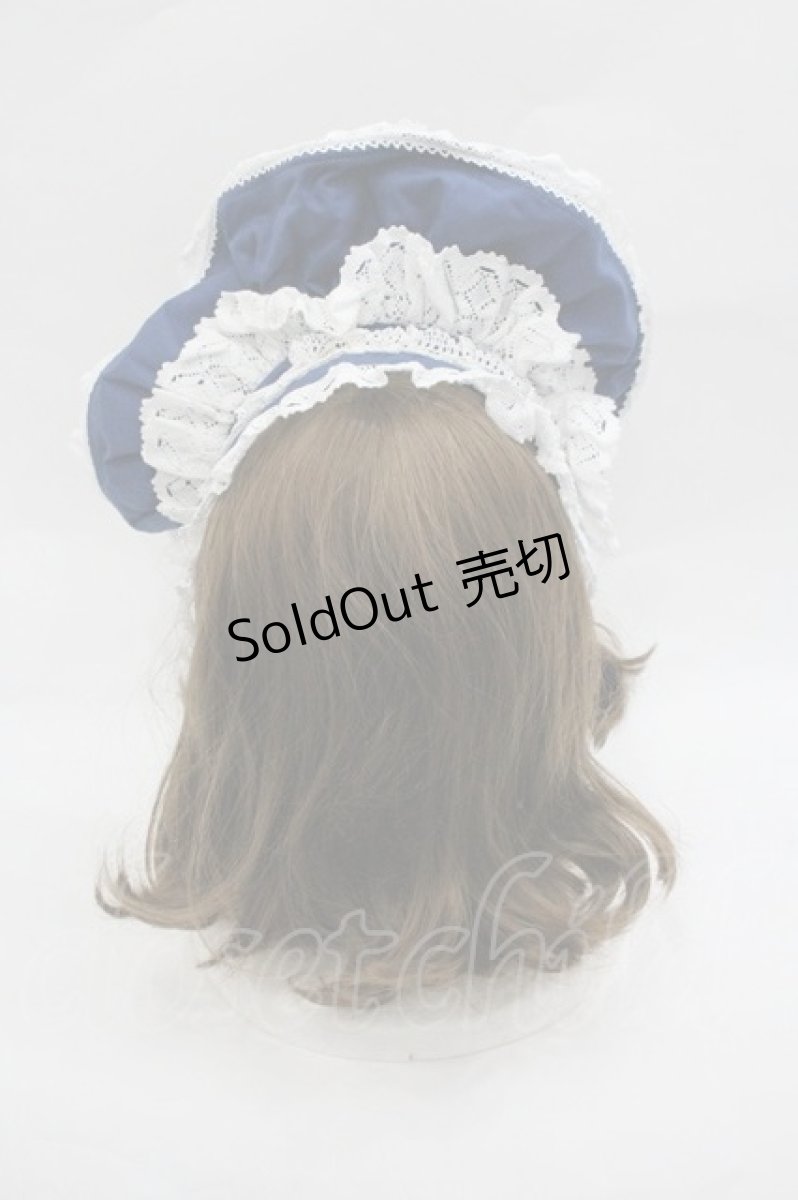 画像3: BABY,THE STARS SHINE BRIGHT / Rose Lace Rococoボンネット  ネイビー I-26-01-18-116-BA-AC-SA-ZI (3)