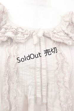 画像3: PINK HOUSE / ピコフリルプルブラウス  ピンク I-26-01-18-024-LO-BL-SA-ZI