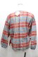 画像2: PINK HOUSE / チェックブラウス  赤Ｘ青チェック I-26-01-18-028-LO-BL-SA-ZI (2)