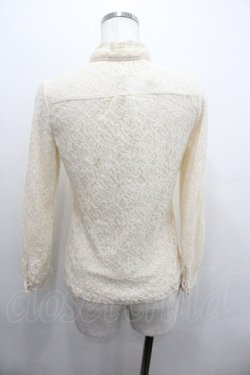 画像2: axes femme / 総レースブラウス  生成り I-26-01-18-004-AX-BL-SA-ZI