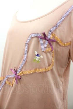 画像3: Toi et Bonbon / ハートリボン&うさぎptTシャツ  ピンク I-26-01-18-030-LO-TS-SA-ZI