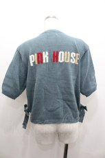 画像2: PINK HOUSE / フラワーボタンニットカーディガン  青 I-26-01-18-031-LO-TO-SA-ZI (2)