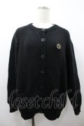 PINK HOUSE / まるワッペンニットカーディガン  黒 I-26-01-18-035-LO-TO-SA-ZI