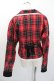 画像3: Eri Aino's collaboration / TT*AINCHKベロアジャケット　シャーロットの水曜日 ジャケット LL 赤チェック I-26-01-20-034-EL-JA-SA-ZI (3)