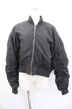 画像1: jouetie / ショートMA-1 M 黒 I-26-01-20-036-EL-JA-SA-ZI