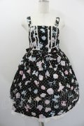 Angelic Pretty / オリジナル柄ジャンパースカート(2010年福袋)  ブラック I-26-01-20-038-AP-OP-SA-ZI