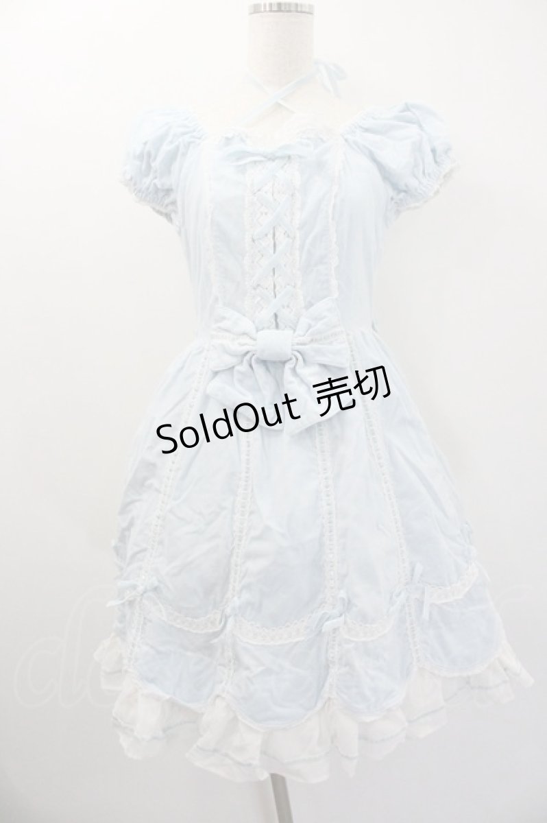 画像1: Angelic Pretty /  鳥かごジャンパースカート  サックス I-26-01-20-039-AP-OP-SA-ZI (1)