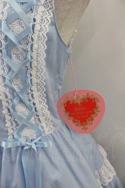 画像2: BABY,THE STARS SHINE BRIGHT / ミルフィーユジャンパースカート  サックス I-26-01-20-040-BA-OP-SA-ZI