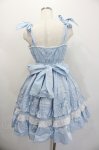 画像2: Angelic Pretty / リボンシャーリングジャンパースカート  サックス I-26-01-20-041-AP-OP-SA-ZI (2)
