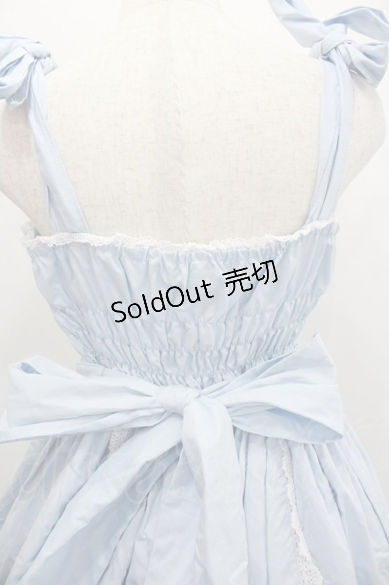 画像3: Angelic Pretty / リボンシャーリングジャンパースカート  サックス I-26-01-20-041-AP-OP-SA-ZI (3)