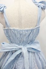 画像3: Angelic Pretty / リボンシャーリングジャンパースカート  サックス I-26-01-20-041-AP-OP-SA-ZI (3)