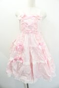 Angelic Pretty / 肩リボンジャンパースカート  ピンク I-26-01-20-044-AP-OP-SA-ZI