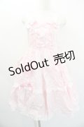 Angelic Pretty / 肩リボンジャンパースカート  ピンク I-26-01-20-044-AP-OP-SA-ZI