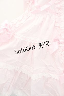 画像2: Angelic Pretty / 肩リボンジャンパースカート  ピンク I-26-01-20-044-AP-OP-SA-ZI