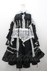 画像1: ALICE and the PIRATES / Wicked Rose Princess~薔薇の魔法~ワンピース  黒 I-26-01-20-047-PA-OP-SA-ZI (1)