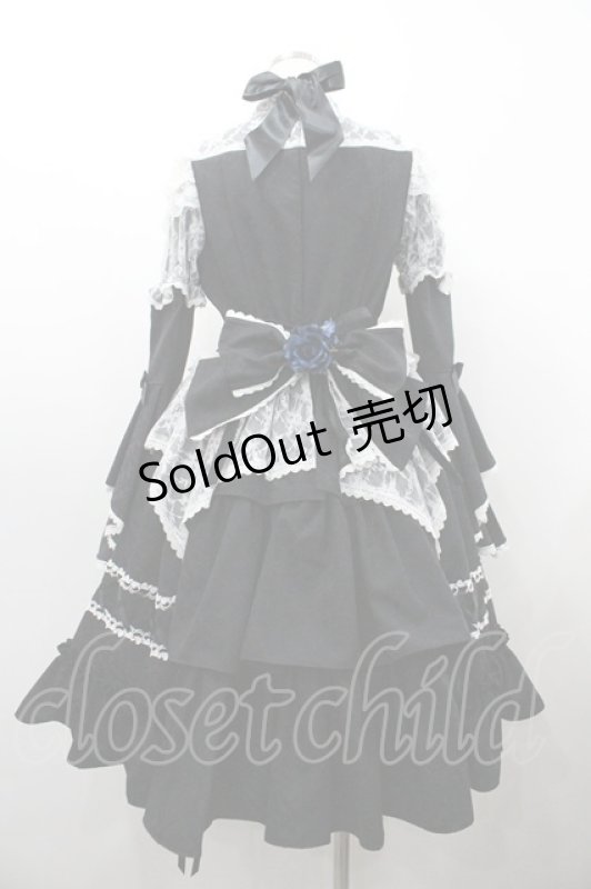 画像2: ALICE and the PIRATES / Wicked Rose Princess~薔薇の魔法~ワンピース  黒 I-26-01-20-047-PA-OP-SA-ZI (2)