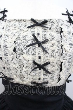 画像3: Innocent World / ブリューエットジャンパースカート  黒 I-26-01-20-049-IW-OP-SA-ZI