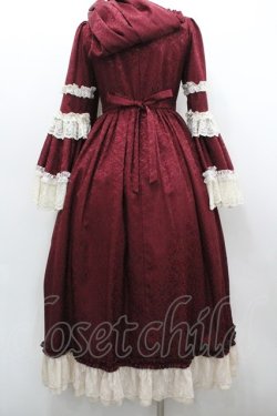 画像3: Henrietta / ロマンチックサロンロココ調ゴージャスワンピース 0 ボルドー I-26-01-20-051-EL-OP-SA-ZI