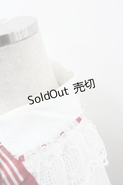 画像4: BABY,THE STARS SHINE BRIGHT / MY ANNIVERSARYリボンリボンブラウス  白Ｘ赤 I-26-01-20-005-BA-BL-SA-ZI