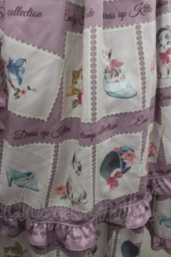 画像4: Emily Temple cute / Kitten Stamp Collectionロングワンピース  ラベンダー I-26-01-20-052-ET-OP-AS-ZI