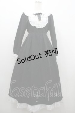 画像1: Amavel / Rosary Vampire召使いワンピース  黒Ｘ白 I-26-01-20-058-CA-OP-SA-ZI