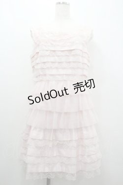 画像1: JESUS DIAMANTE / プティ・トリアノンワンピ 42 ピンク I-26-01-20-063-JE-OP-SA-ZI