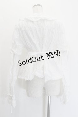 画像2: BABY,THE STARS SHINE BRIGHT / 袖取り外しベビードールブラウス  ホワイト I-26-01-20-001-BA-BL-SA-ZI