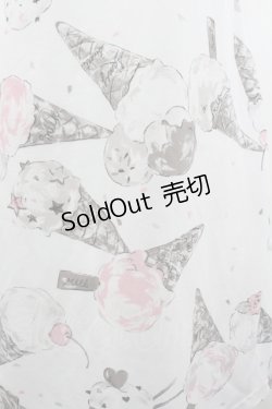 画像3: MILK / ICE CREAMワンピース  白Ｘ黒 I-26-01-20-065-ML-OP-SA-ZI