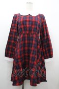 MA*RS / チェックワンピース  レッド I-26-01-20-066-EL-OP-SA-ZI