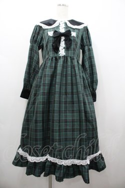 画像1: Eri Aino's collaboration / シャーロットの水曜日 ワンピース L グリーン I-26-01-20-067-EL-TO-SA-ZI