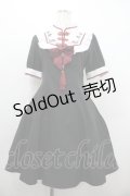 Amavel / 華手毬のチャイナシックワンピース  黒Ｘ白Ｘ赤 I-26-01-20-071-CA-OP-SA-ZI