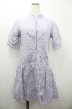 画像1: Fi.n.t / カットワークレースワンピース  ラベンダー I-26-01-20-072-CA-OP-SA-ZI