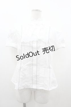 画像1: Angelic Pretty / ナイトジャボブラウス  白 I-26-01-20-008-AP-BL-SA-ZI