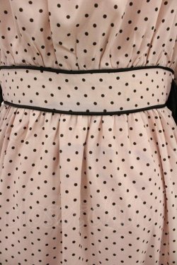 画像3: Manon Mimie / Gather Frill Dot Long OP  ピンクｘ黒 I-26-01-20-073-EL-OP-SA-ZI