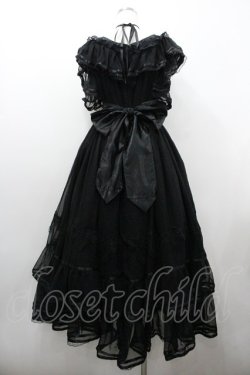 画像2: Triple fortune / シフォンロングワンピース  黒 I-26-01-20-074-EL-OP-SA-ZI