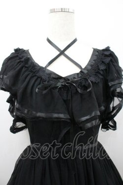 画像3: Triple fortune / シフォンロングワンピース  黒 I-26-01-20-074-EL-OP-SA-ZI