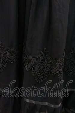 画像4: Triple fortune / シフォンロングワンピース  黒 I-26-01-20-074-EL-OP-SA-ZI