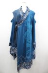 画像1: Qutie Frash / /着物袖ロングカーディガン  青 I-26-01-20-076-QU-TO-SA-ZI (1)