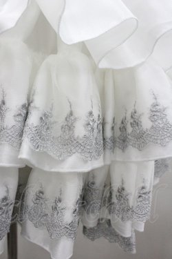 画像3: ATELIER PIERROT / Mini Corset Dress  白Ｘシルバー I-26-01-20-077-EL-OP-SA-ZI