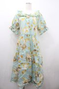 PINK HOUSE / ハニーレモンテディプリントミディワンピース  ミント I-26-01-20-081-LO-OP-SA-ZI