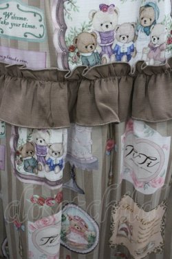 画像3: axes femme kawaii / ティティ×ベアファミリースカート  ブラウン I-26-01-20-083-AX-SK-SA-ZI