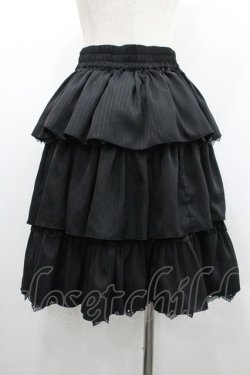 画像2: Hoshibako Works / 3段フリルスカート  黒 I-26-01-20-084-LO-SK-SA-ZI
