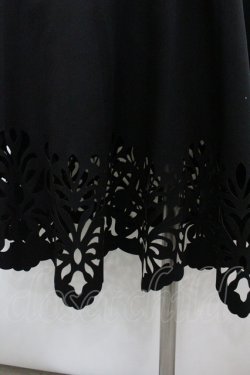 画像3: An MILLE / 裾切り抜きレーススカート  黒 I-26-01-20-086-EL-SK-SA-ZI