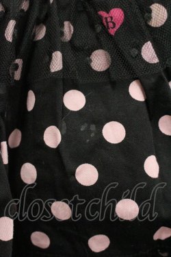 画像3: BABY,THE STARS SHINE BRIGHT / Baby Cafe柄 Cream Puff スカート  ショコラ×黒レース I-26-01-20-087-BA-OP-SA-ZI